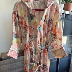 GAP Colorful Tie-Dye Snap Button Jacket